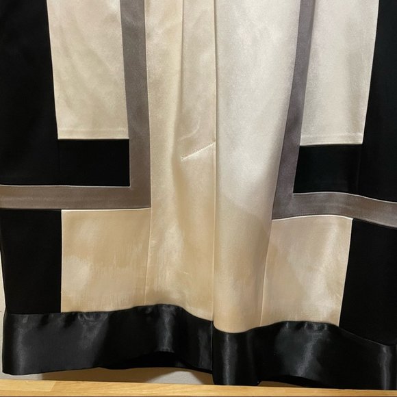 JAX Color Block Cap Sleeve Body Con Wiggle Dress size 14 - Picture 7 of 8